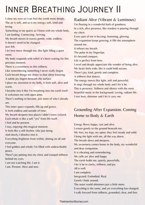 Inner breathing journey ii