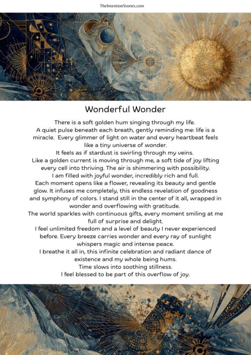 Wonderful wonder